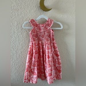 Elephantito paisley smocked dress